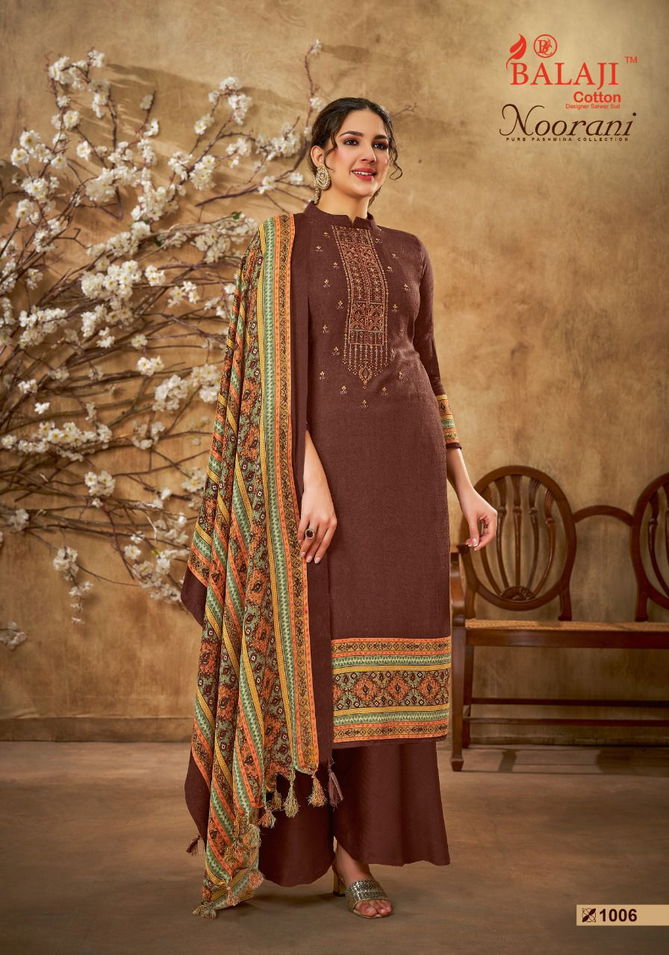 Balaji Noorani Winter Wear Pashmina Wholesale Dress Collection